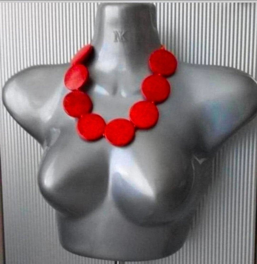 Manouk - meerstrengenketting met koraal. 3=2 actie, Overige materialen, Verzenden, Nieuw, Met edelsteen