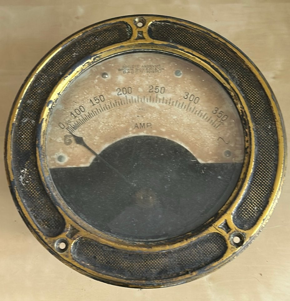 Oude Ampèremeter, Ophalen, Gebruikt