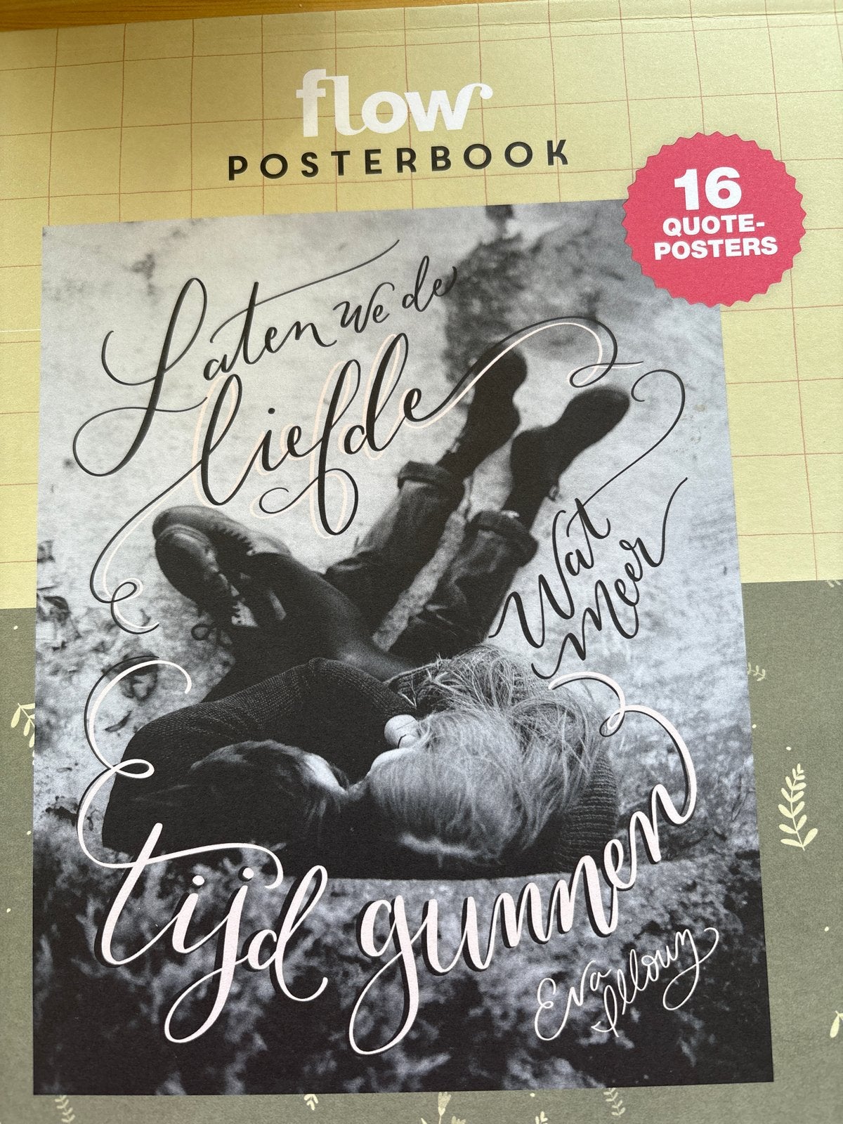 Flow Posterboek - 16 Quote-Posters, Rechthoekig Staand, A4 of kleiner, Nieuw, Ophalen of Verzenden