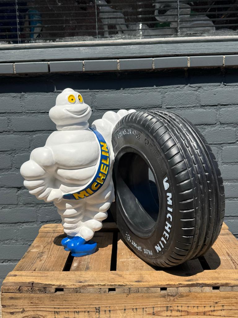 Michelin Bibendum met band - Decoratie beeld, Ophalen, Zo goed als nieuw, Auto's