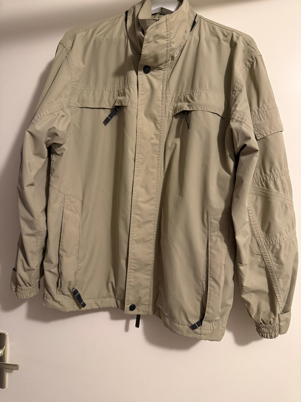 C&A Navitex Heren Jas - Beige, Maat L, Kleding | Heren, Ophalen of Verzenden, Zo goed als nieuw, Maat 52/54 (L), Beige