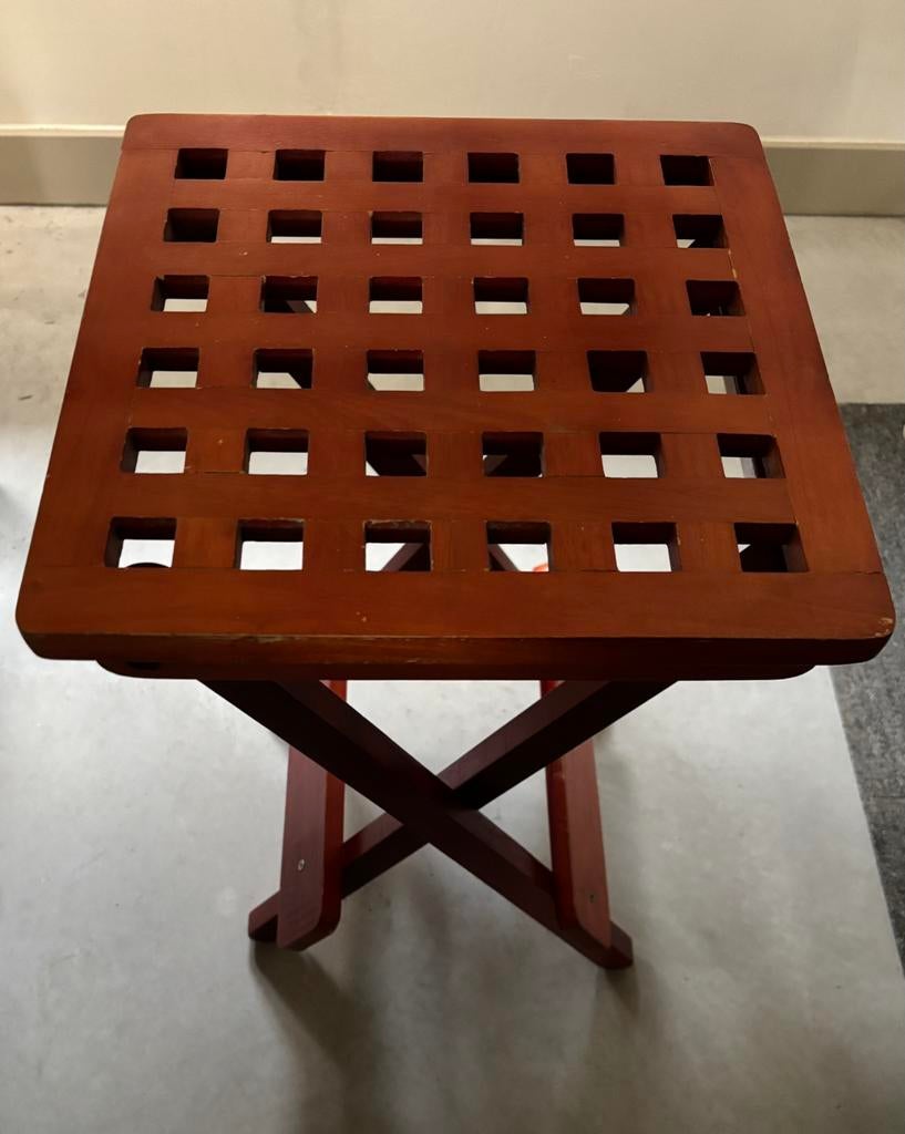 Tafel, Minder dan 55 cm, Gebruikt, Rechthoekig, Hout