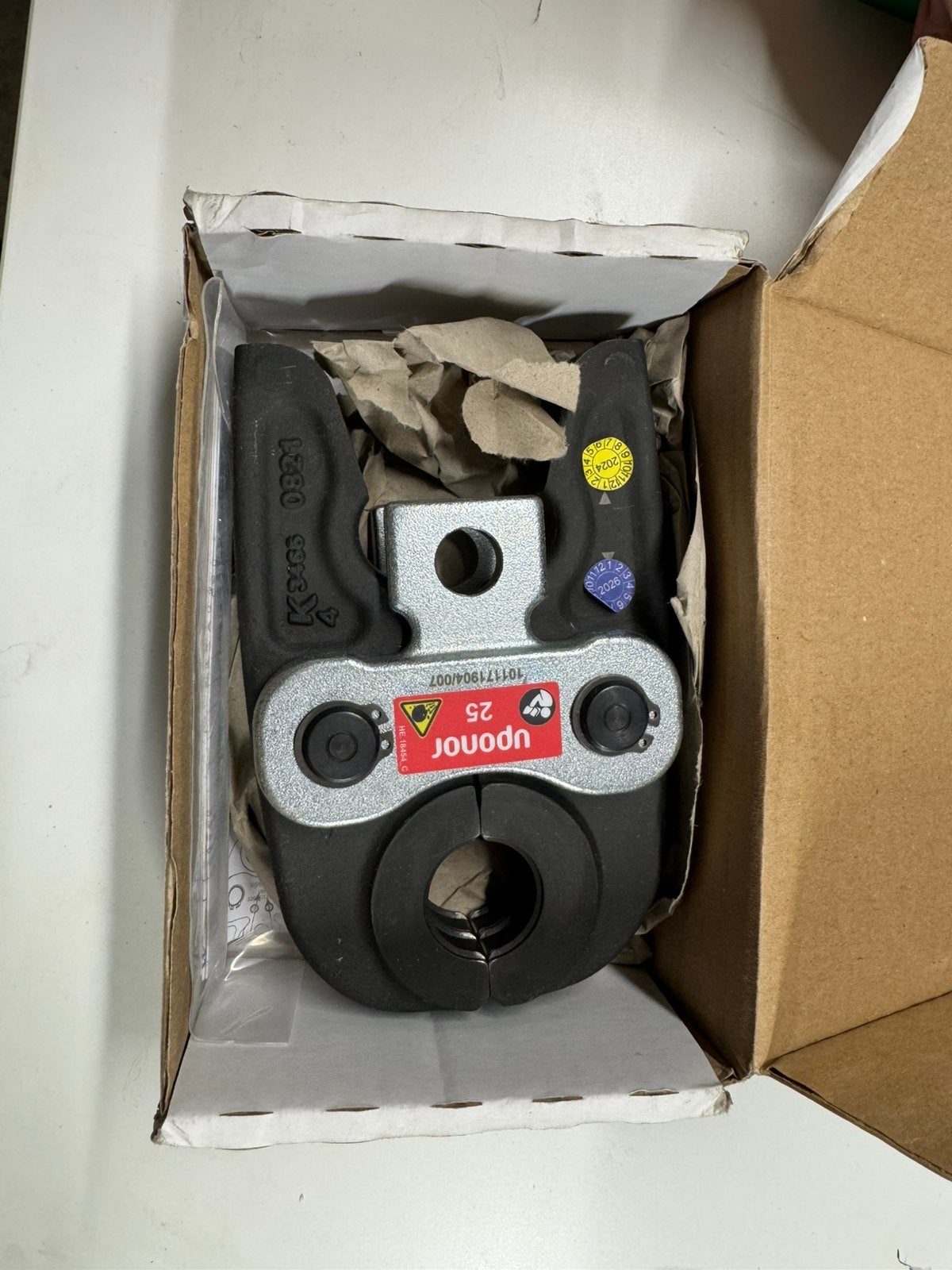 UPONOR Persbek 25 mm voor uponor mlc 14-32 mm, nieuw in doos, Ophalen of Verzenden, Nieuw