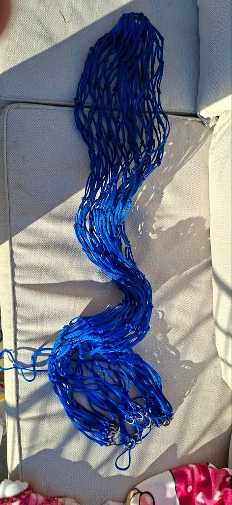 Hooinet blauw groot, Ophalen of Verzenden, Zo goed als nieuw