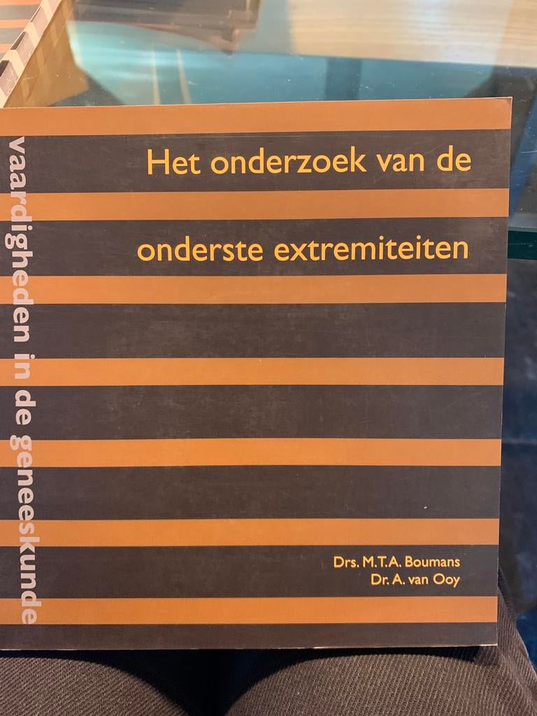 Het onderzoek van de onderste extremiteiten, Boeken, Gezondheid, Dieet en Voeding, Gelezen, Overige typen, Ophalen of Verzenden