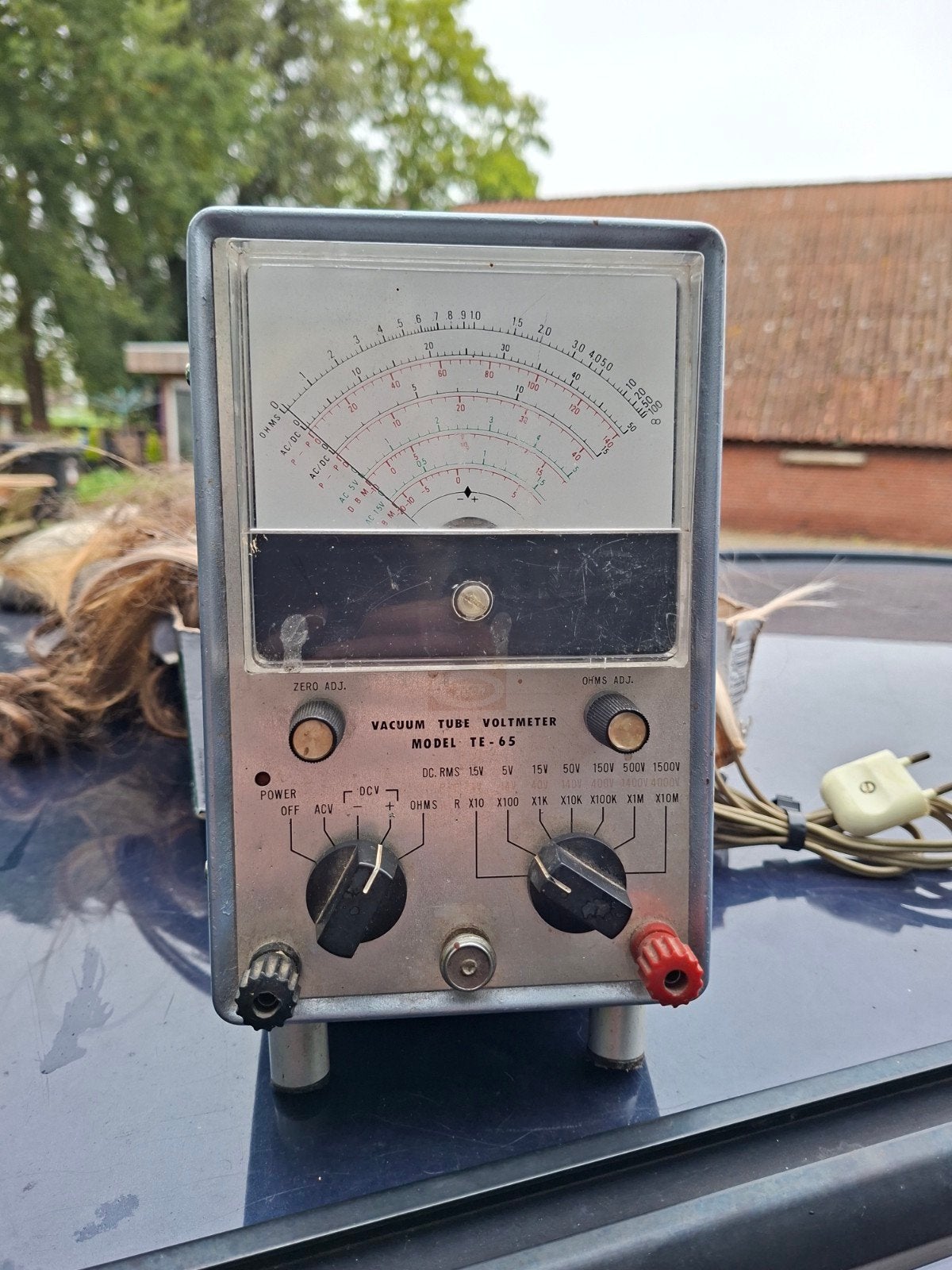 Vintage Vacuum Tube Voltmeter Model TE-65, Ophalen of Verzenden, Gebruikt, Elektriciteit