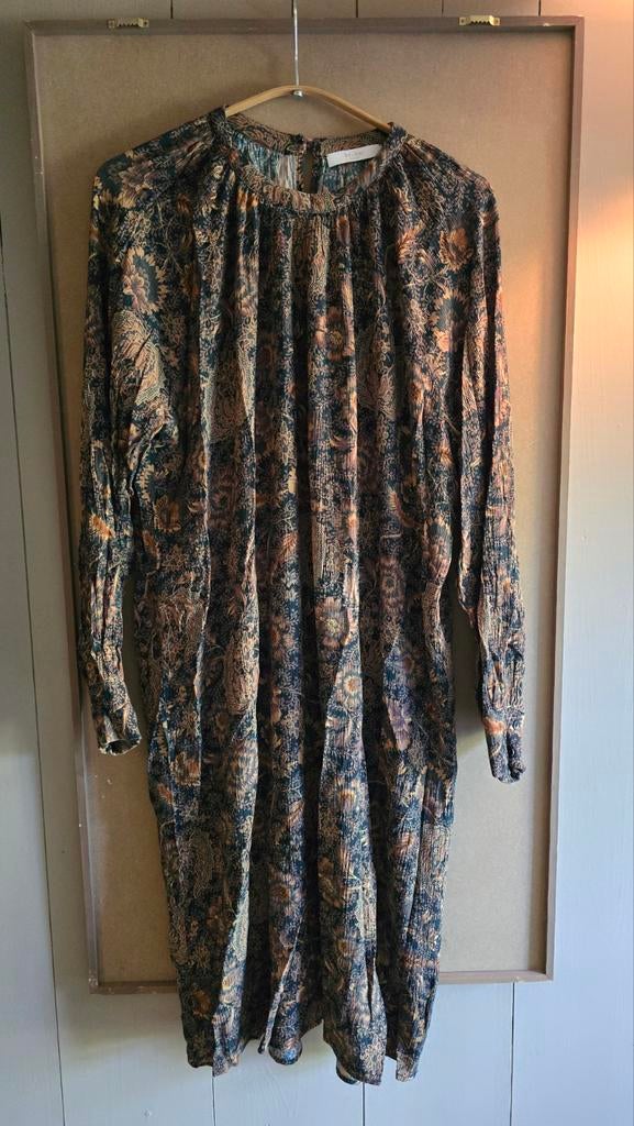 By bar jurk met print xl, By bar, Blauw, Maat 42/44 (L), Ophalen of Verzenden