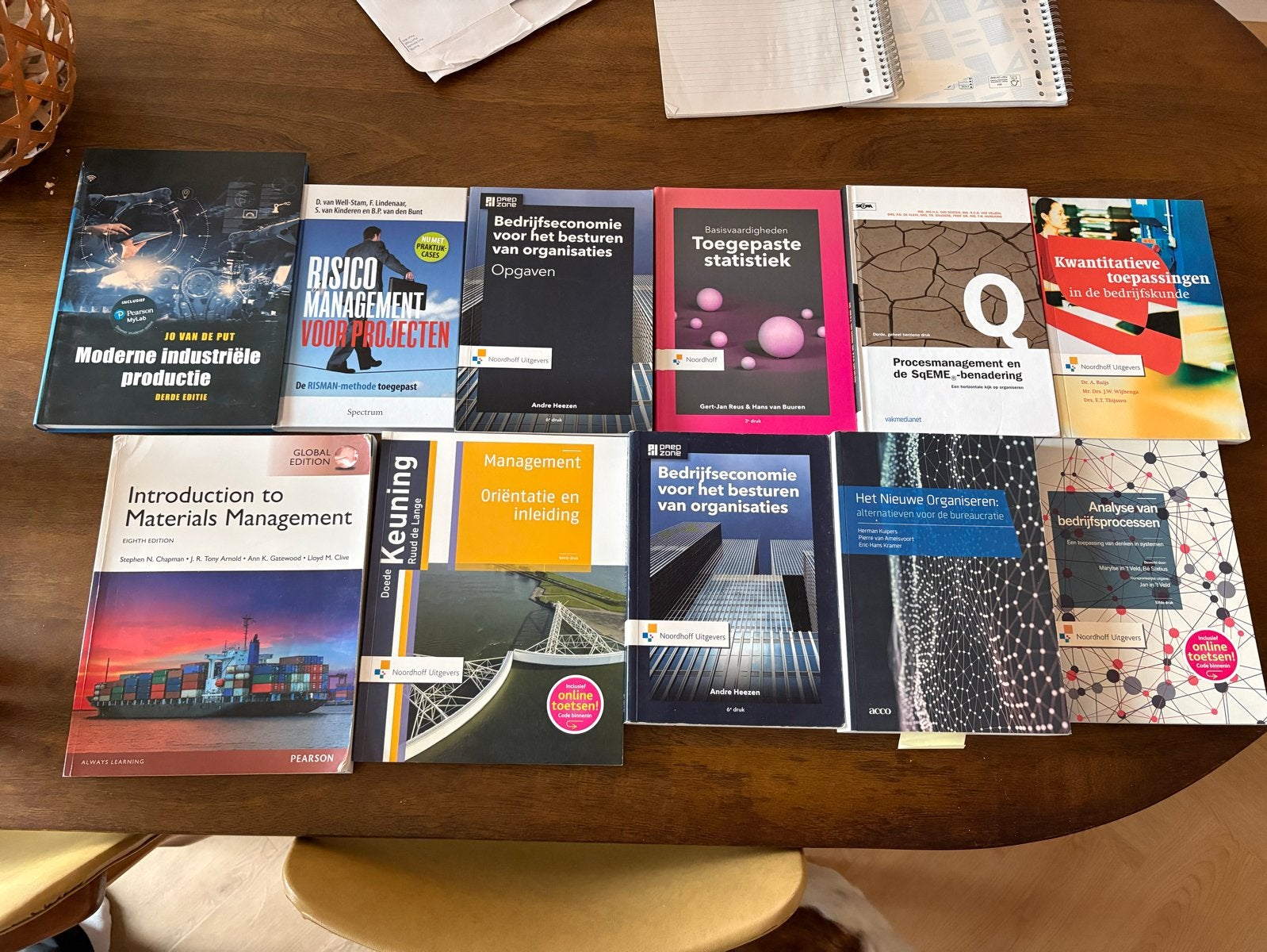 Technische Bedrijfskunde Boeken Set - HBO/WO, Ophalen of Verzenden, Gamma, Gelezen, HBO