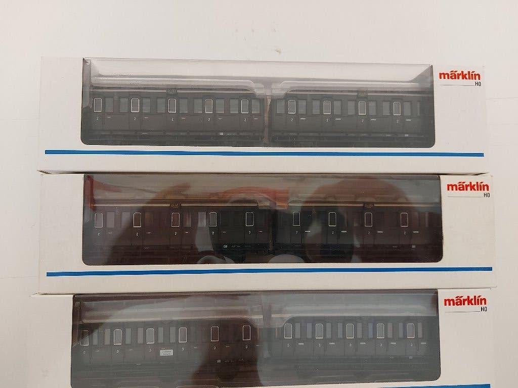 3 Marklin Personenwagons van de DRG, Wisselstroom, Ophalen of Verzenden, Märklin, Nieuw