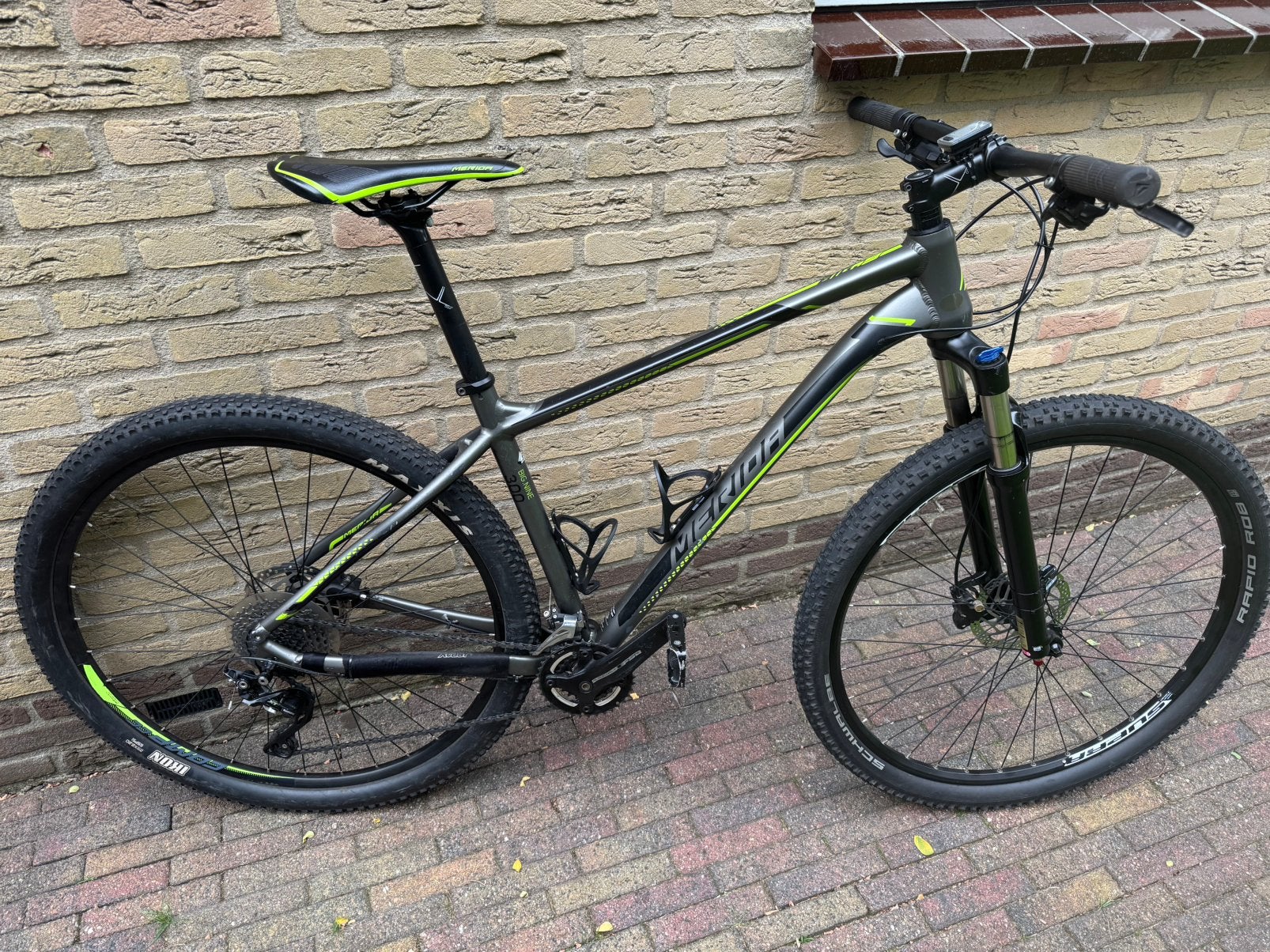 Merida Big Nine 300, Fietsen en Brommers, Fietsen | Mountainbikes en ATB, Gebruikt, Heren, Merida, 49 tot 53 cm, Geen vering, Schijfrem