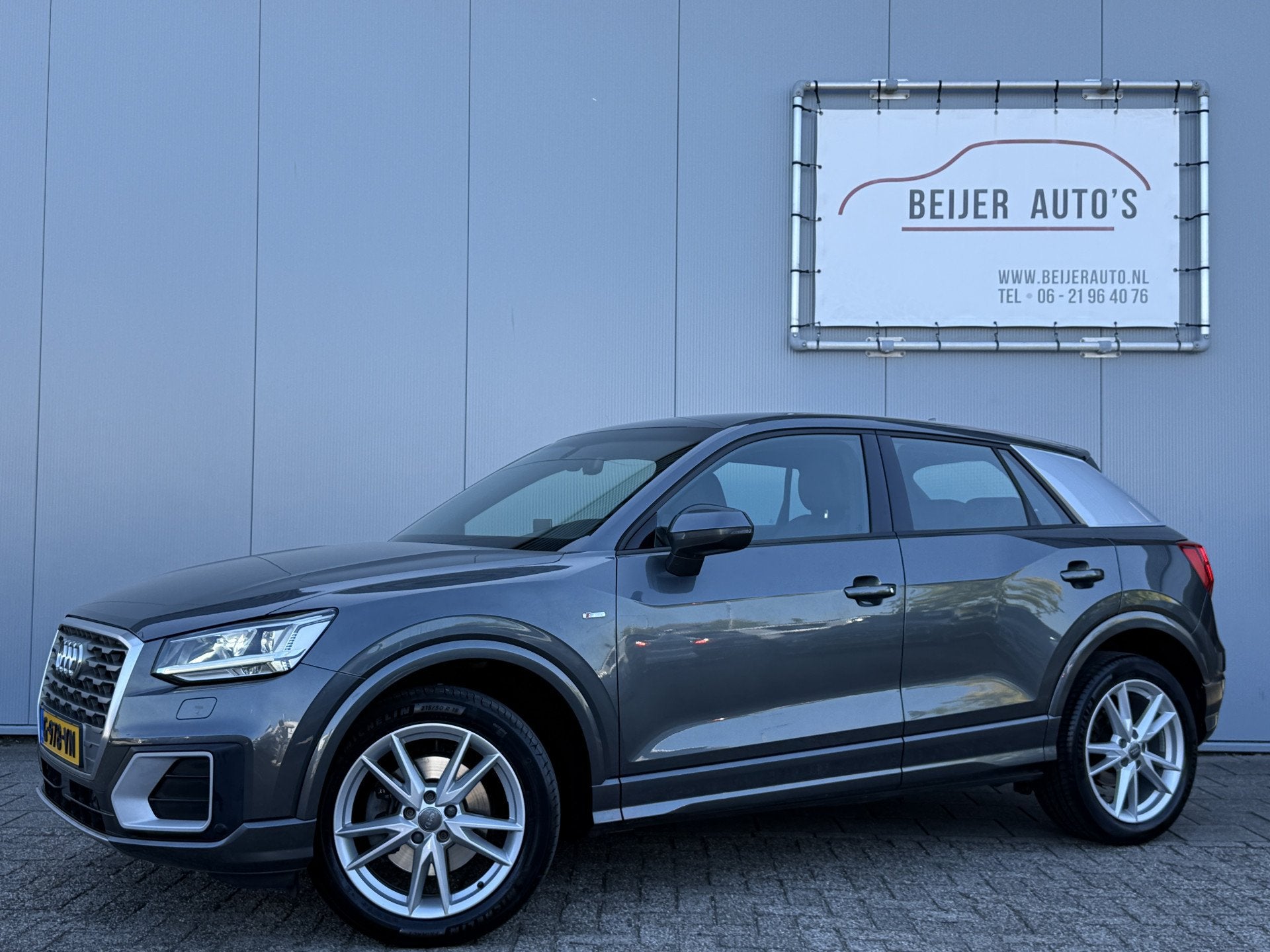 Audi Q2 1.4 TFSI CoD Design Pro Line Plus Automaat S-Line, Gebruikt, 4 cilinders, 150 pk, Leder en Stof
