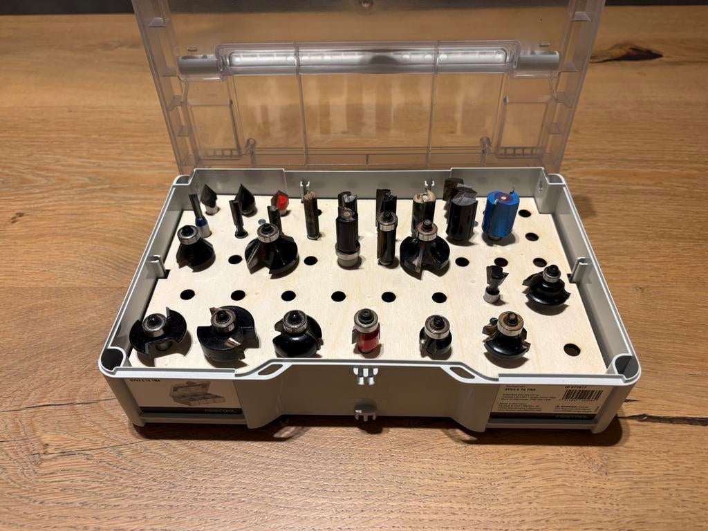 Systainer S76 (mini) inlay freesjes 8mm bovenfrees, Ophalen of Verzenden, Zo goed als nieuw