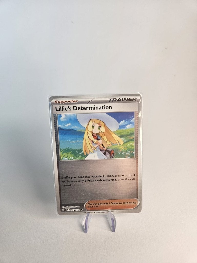Pokémon Lillie's Determination 119/132 – Reverse Holo, Ophalen of Verzenden, Zo goed als nieuw, Losse kaart, Foil