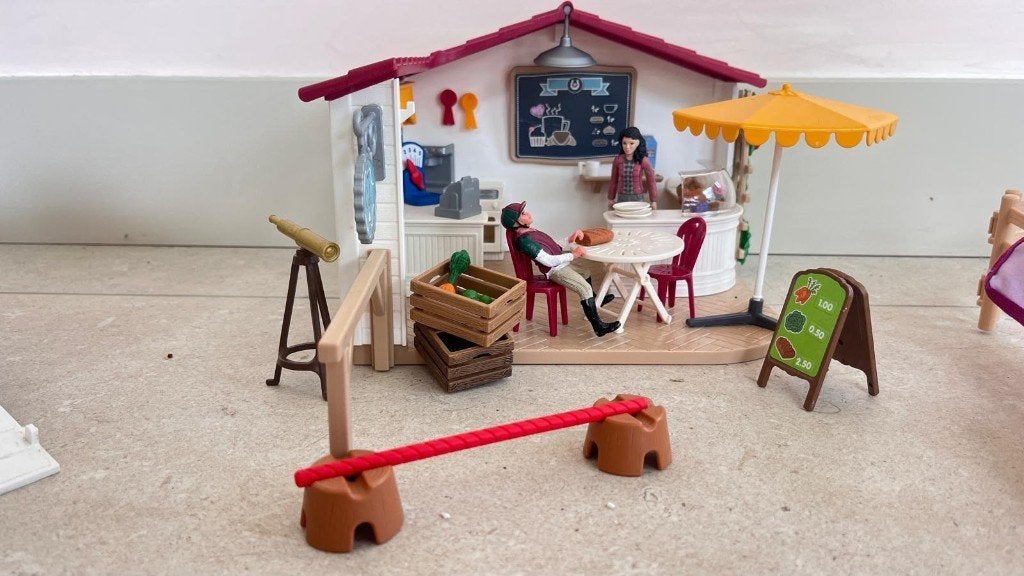 Schleich Horse Club Ruitercafé 42592, Ophalen of Verzenden, Zo goed als nieuw, Jongen of Meisje