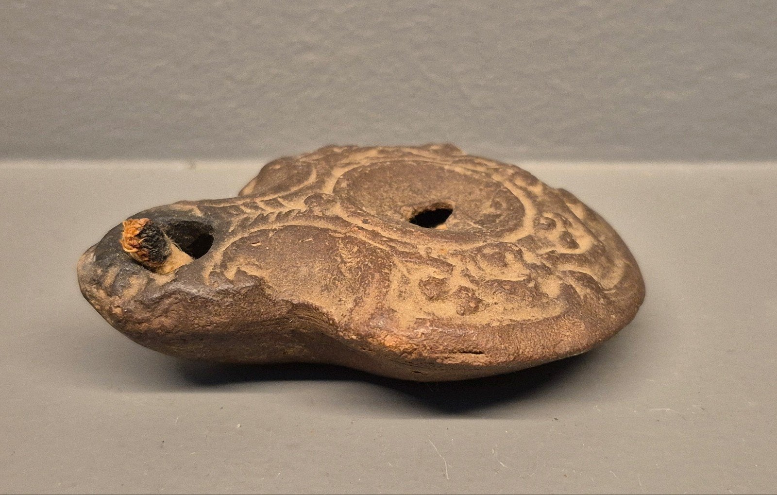 Antieke Romeinse olielamp - 78 mm, Ophalen of Verzenden