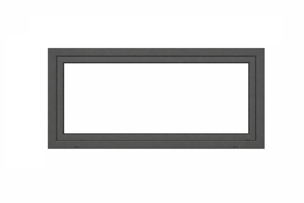 Kunststof Draaikiepkozijn 100 X 50 Cm Antraciet 70mm |