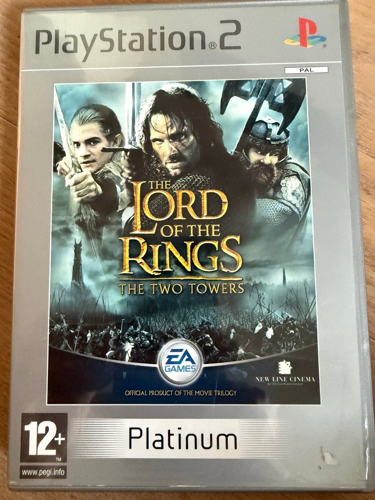 The Lord of the Rings: The Two Towers PS2 Platinum, Avontuur en Actie, Gebruikt, 1 speler, Ophalen of Verzenden