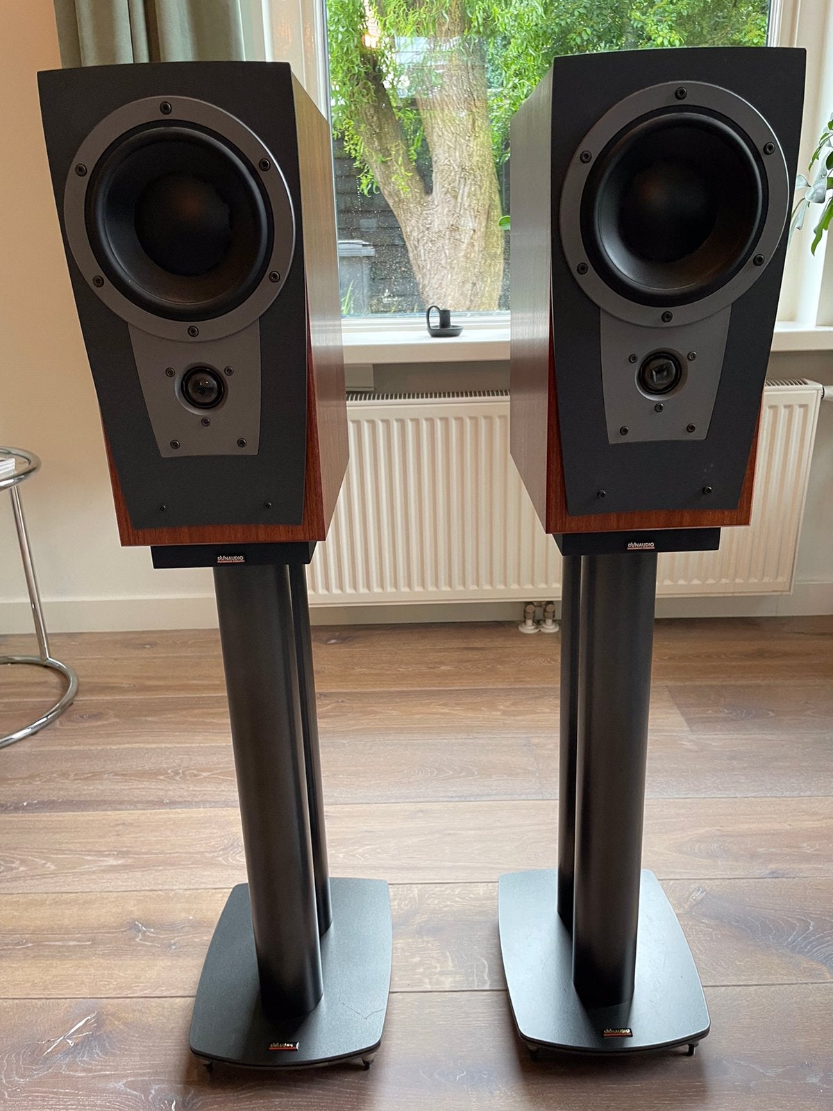 Dynaudio Contour S 1.4 (incl. stands), Gebruikt, 120 watt of meer, Front, Rear of Stereo speakers, Ophalen