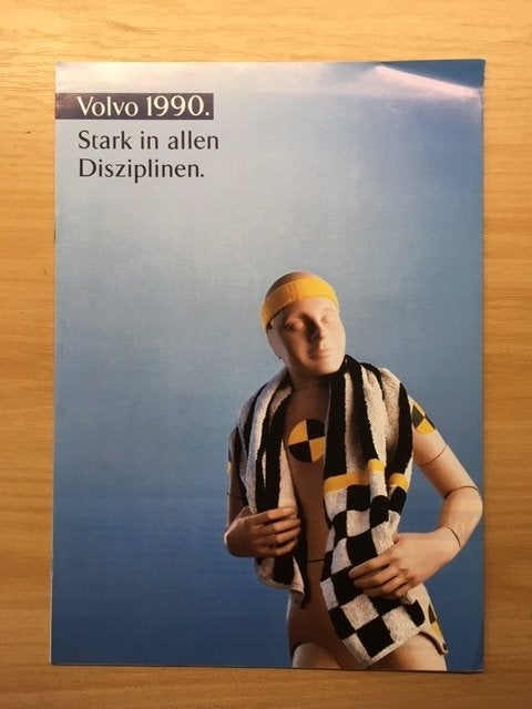 Volvo 1990: Stark in allen Disziplinen - Duitse brochure, Ophalen of Verzenden, Gelezen, Volvo