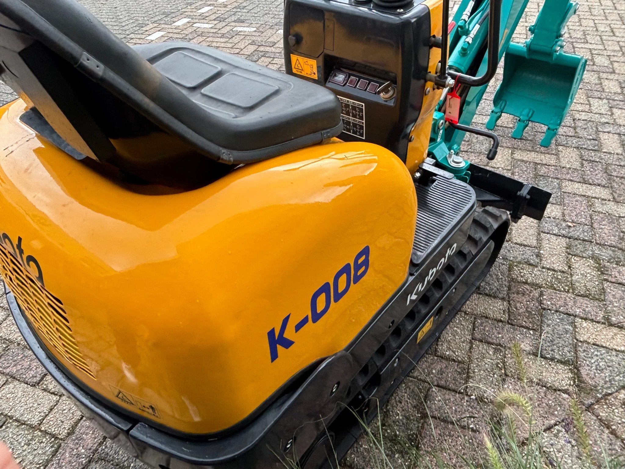 Kubota Gebruikte minigraver k-800 3cil. verstelbare rupsen, Graafmachine