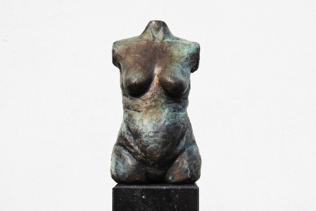 Bronzen beeld  'NUDE', unicum, Ophalen, Brons, 20 - 50 cm, Beeld