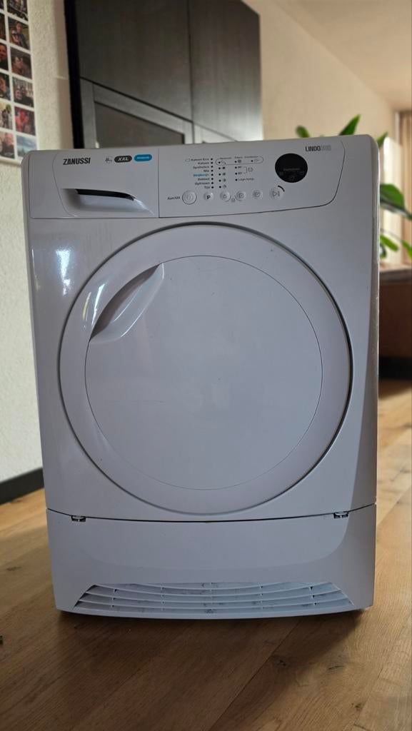 Zanussi Lindo 300 condensdroger XXL 8 kg, Witgoed en Apparatuur, Wasdrogers, Ophalen, Gebruikt, 8 tot 10 kg, Voorlader