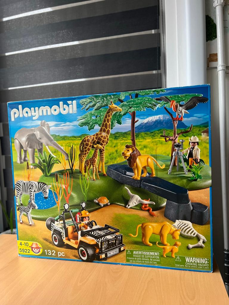 ONGEOPEND Playmobil 5922 Wilde Dieren Safari, Ophalen of Verzenden, Nieuw, Complete set