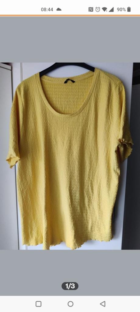 Fel geel shirt xxl, ms mode, Kleding | Dames, Grote Maten, Geel, Zo goed als nieuw, MS Mode, Shirt of Top