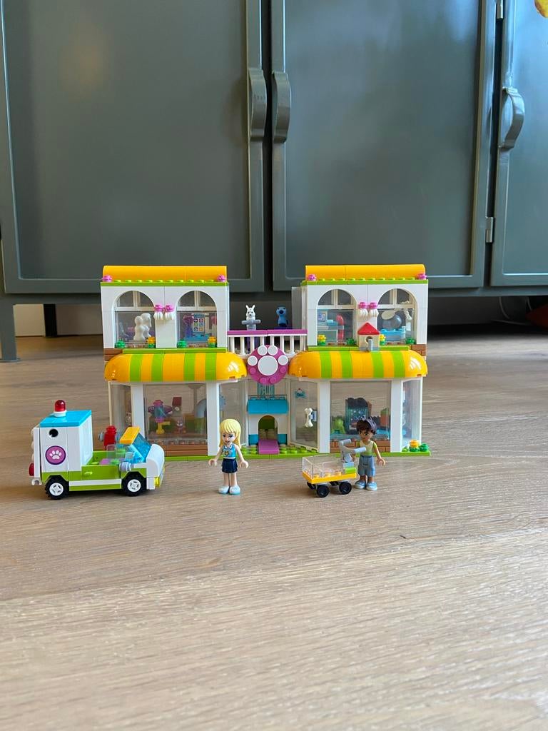 Lego Friends Dierenopvangcentrum 41345, Ophalen of Verzenden, Gebruikt, Complete set, Lego