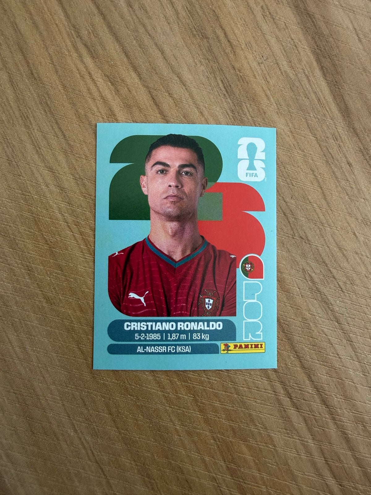 Panini WK 2026 Cristiano Ronaldo Voetbalplaatje, Ophalen of Verzenden, Nieuw, Buitenlandse clubs, Poster, Plaatje of Sticker
