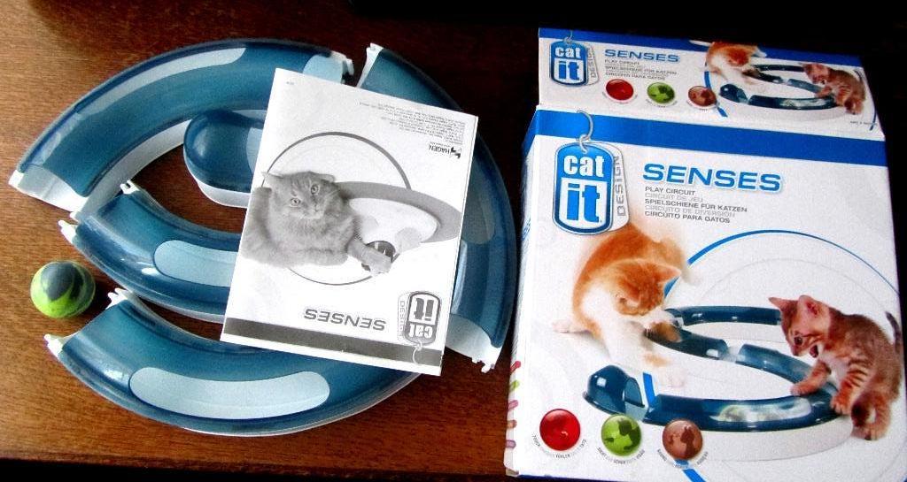 Catit Senses Play Circuit Katten speelgoed met de groene bal, Verzenden, Nieuw, Intelligentiespeelgoed