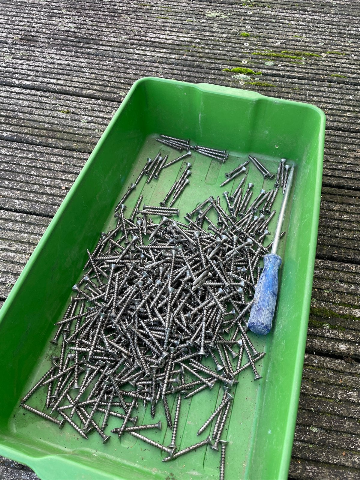 Rvs schroeven 6x60, Ophalen, 50 tot 100 mm, Gebruikt, Schroeven