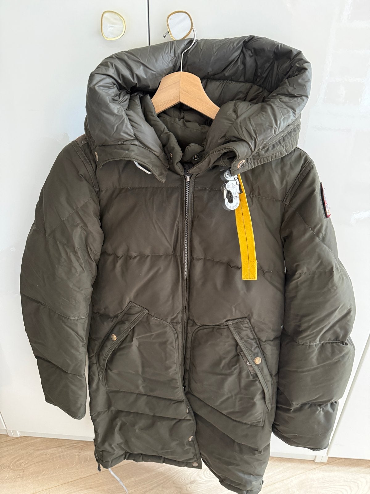 Parajumpers Longbear damesjas - Maat S, Kleding | Dames, Jassen | Winter, Ophalen of Verzenden, Gedragen, Maat 36 (S), Groen