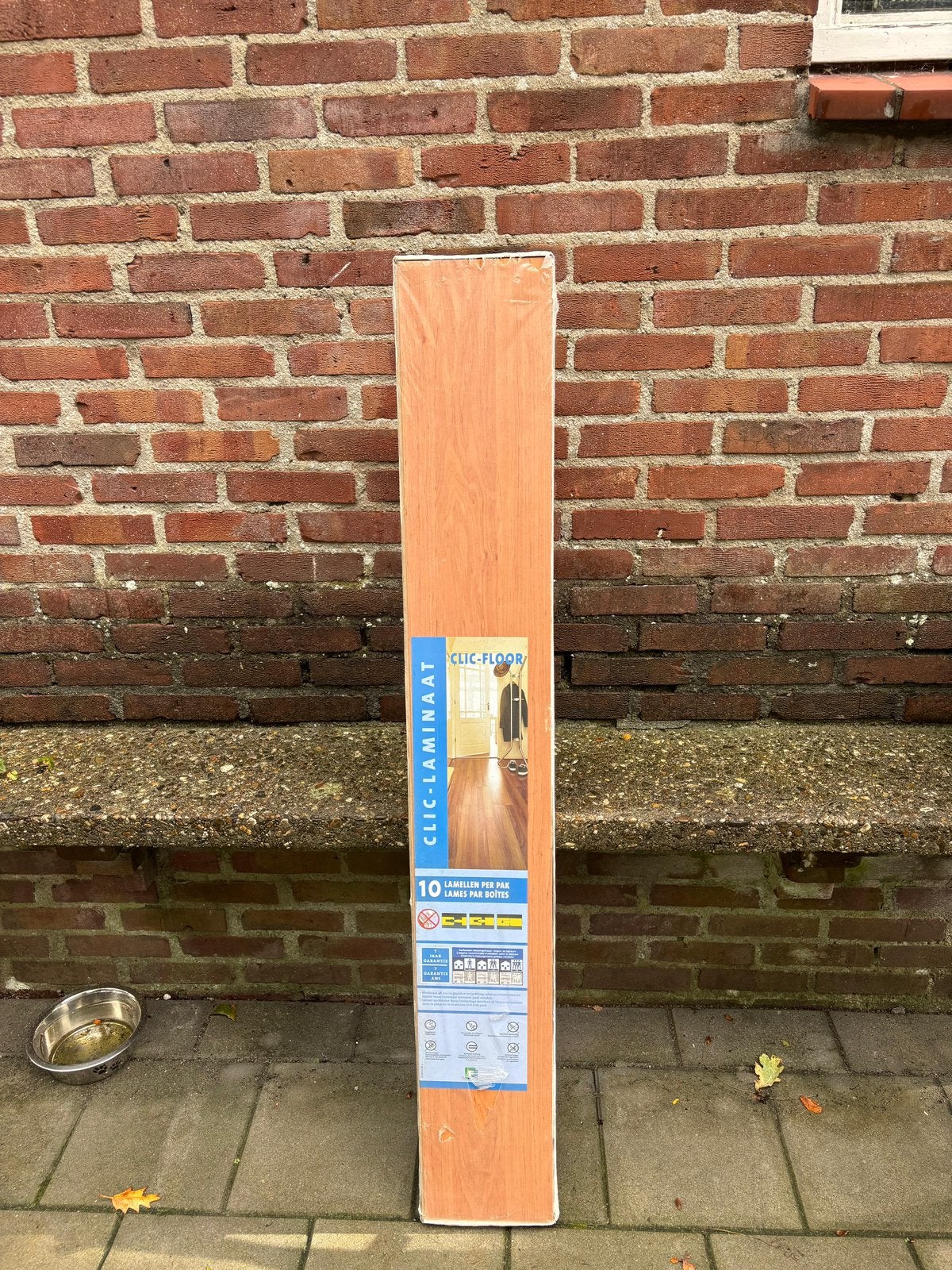 Clic-floor laminaat - 12 pakken - Houtlook, Ophalen, 50 tot 150 cm, Zo goed als nieuw, 10 m² of meer