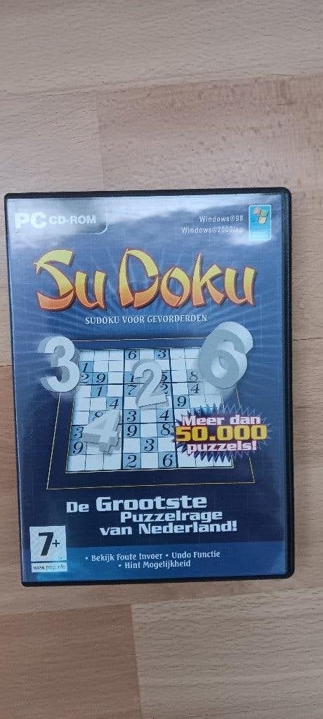 Su Doku voor Gevorderden PC CD-ROM, Puzzel en Educatief, Gebruikt, 1 speler, Ophalen of Verzenden
