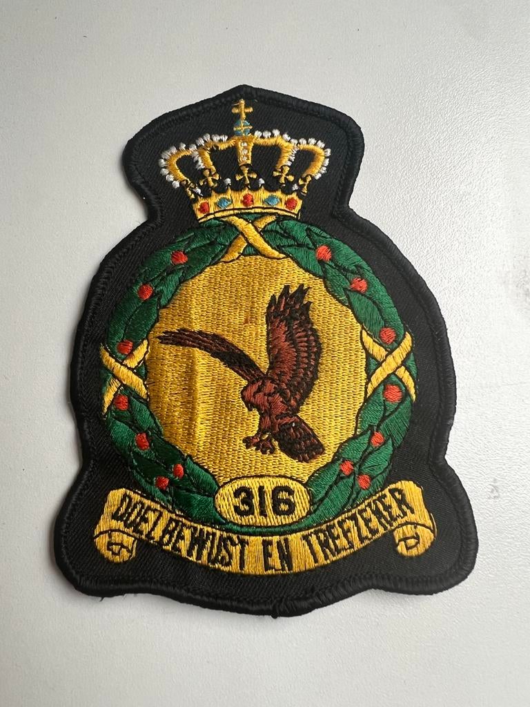 Patch 316 Squadron - "Doel Bewust en Trefzeker", Ophalen, Zo goed als nieuw, Overige typen