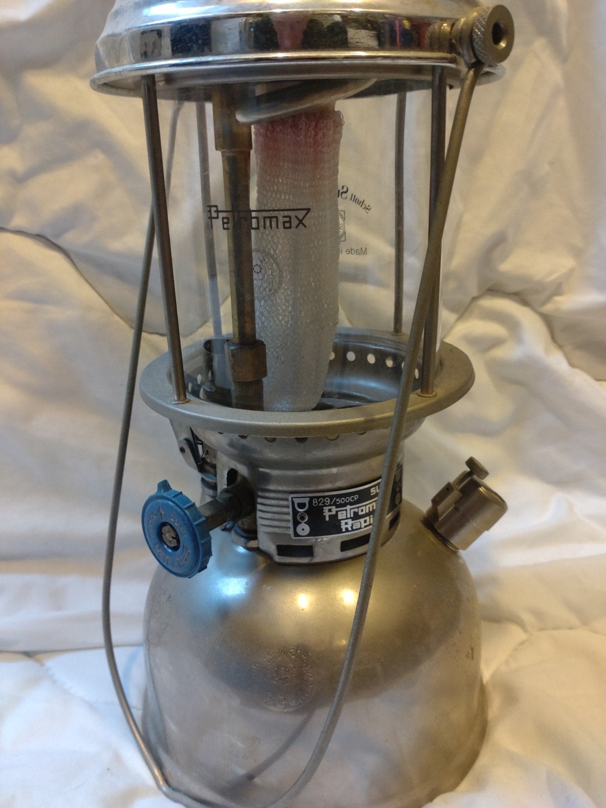 Petromax Rapid 829/500CP Super Petroleumlamp, Ophalen