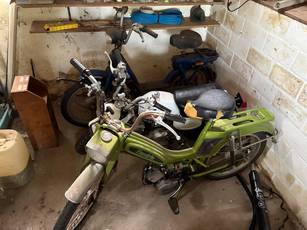 3 brommers (Zhenua Monkey, Flandria, Piagio), Fietsen en Brommers, Ophalen, Gebruikt, Overige modellen