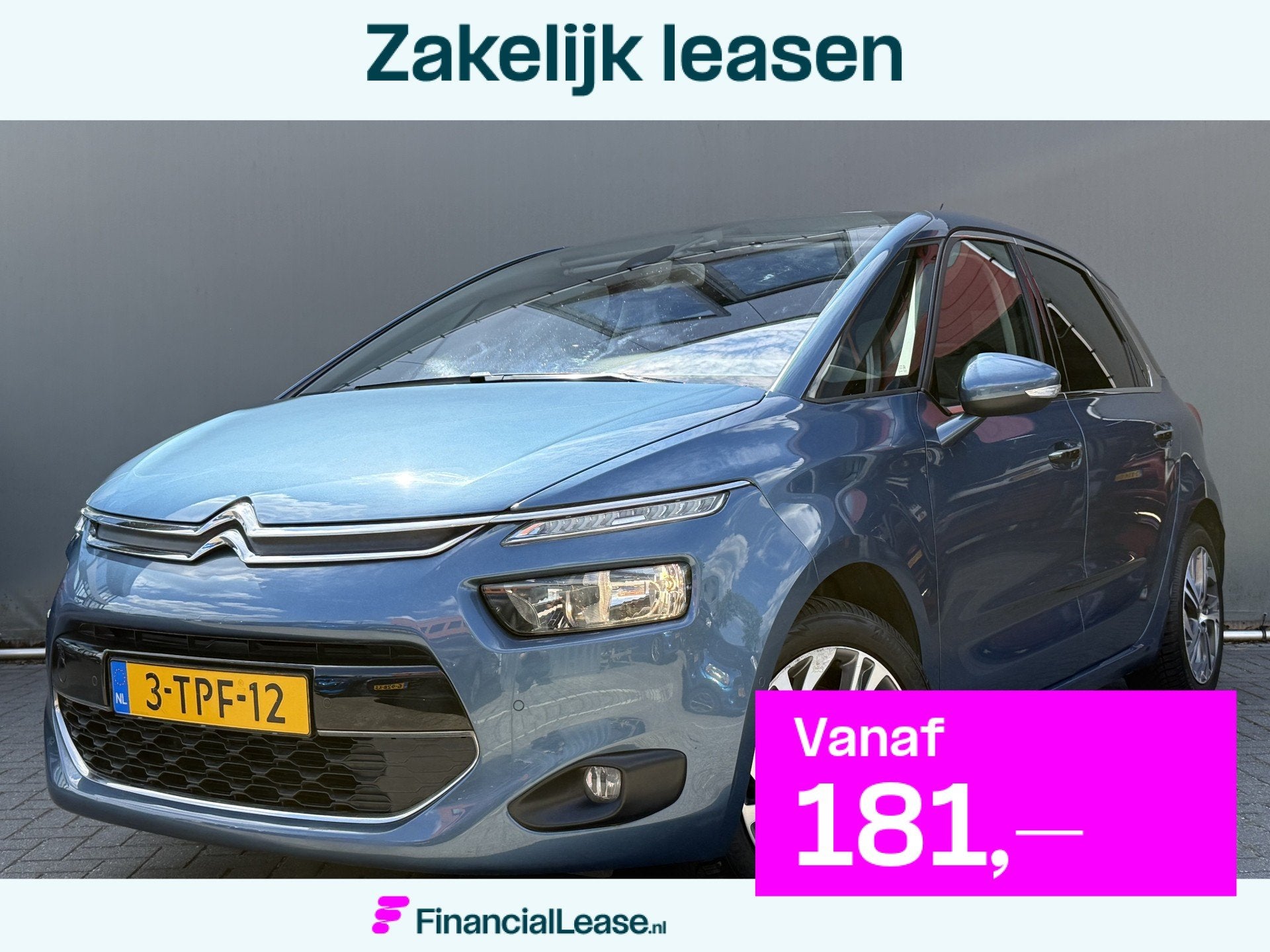 Citroën C4 Picasso 1.6 THP Intensive NIEUW BINNEN! TREKHAAK, Voorwielaandrijving, Gebruikt, Blauw, C4 (Grand) Picasso