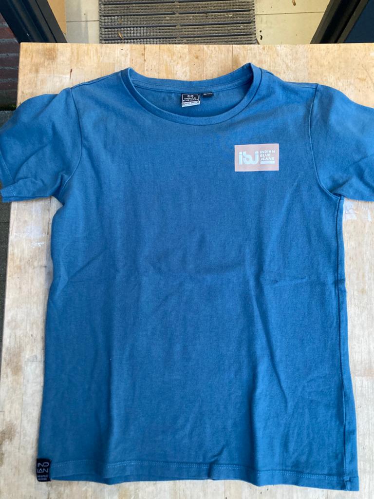 Indian Blue Jeans shirt maat 140, Kinderen en Baby's, Kinderkleding | Maat 140, Ophalen of Verzenden, Zo goed als nieuw, Jongen