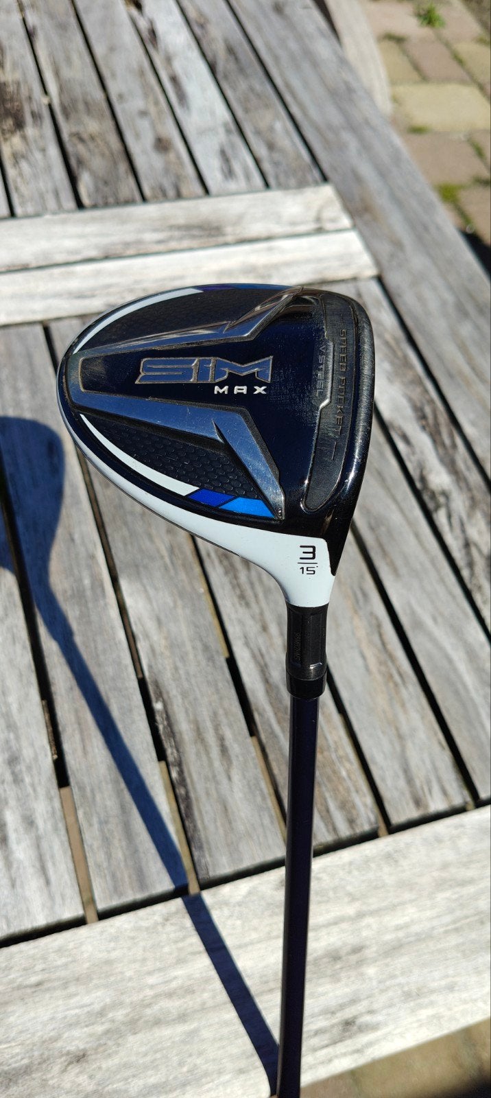 TaylorMade SIM Max 3 Wood met Ventus FW5-R shaft, Ophalen of Verzenden, Gebruikt, Club