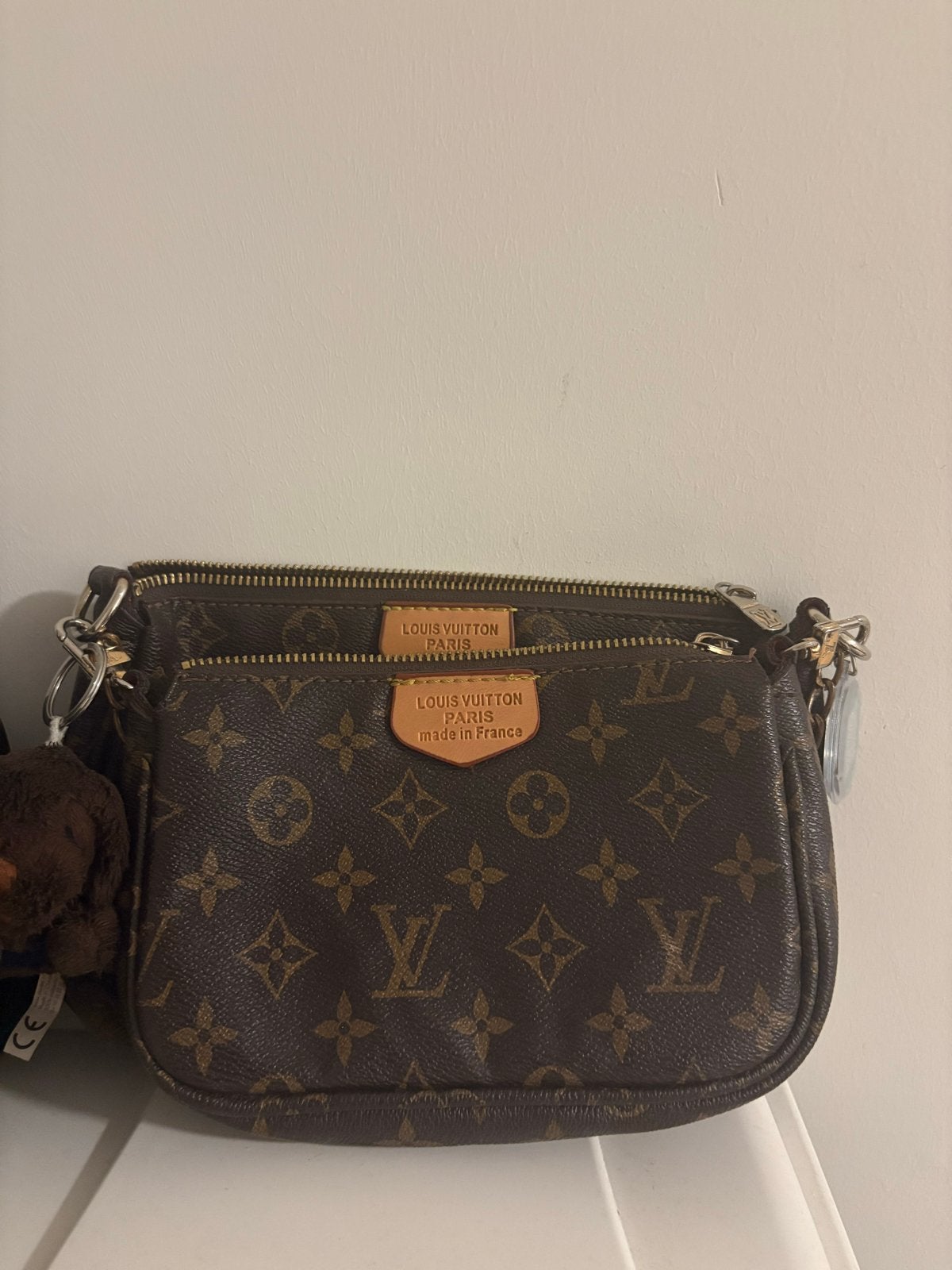Louis Vuitton Multi Pochette Accessoires, Sieraden, Tassen en Uiterlijk, Ophalen, Gebruikt, Bruin, Schoudertasje