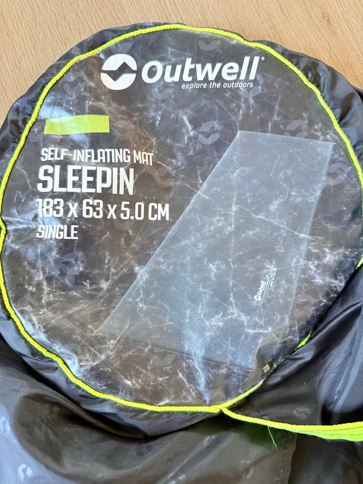 Outwell Sleepin Zelfopblazende Slaapmat 183x63x5cm, Caravans en Kamperen, Ophalen of Verzenden, Zo goed als nieuw, 1-persoons
