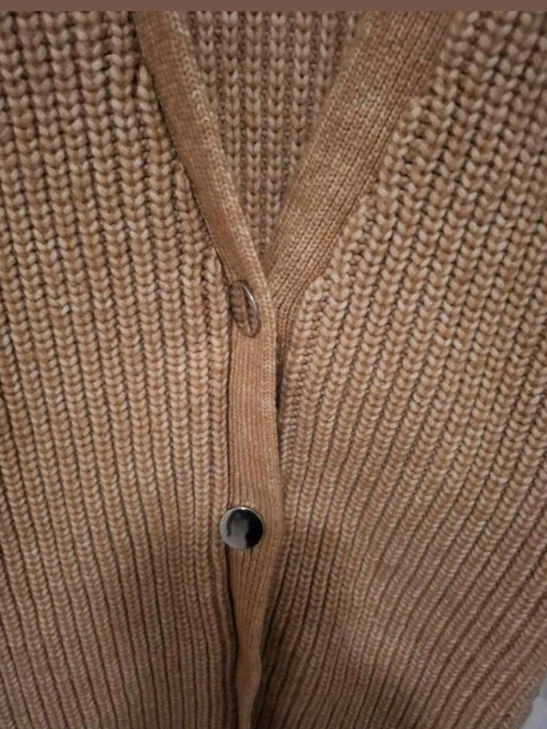 s.Oliver Black Label Lang Vest Beige Camel Gebreid Maat M, Maat 38/40 (M), Beige, Ophalen of Verzenden, Zo goed als nieuw