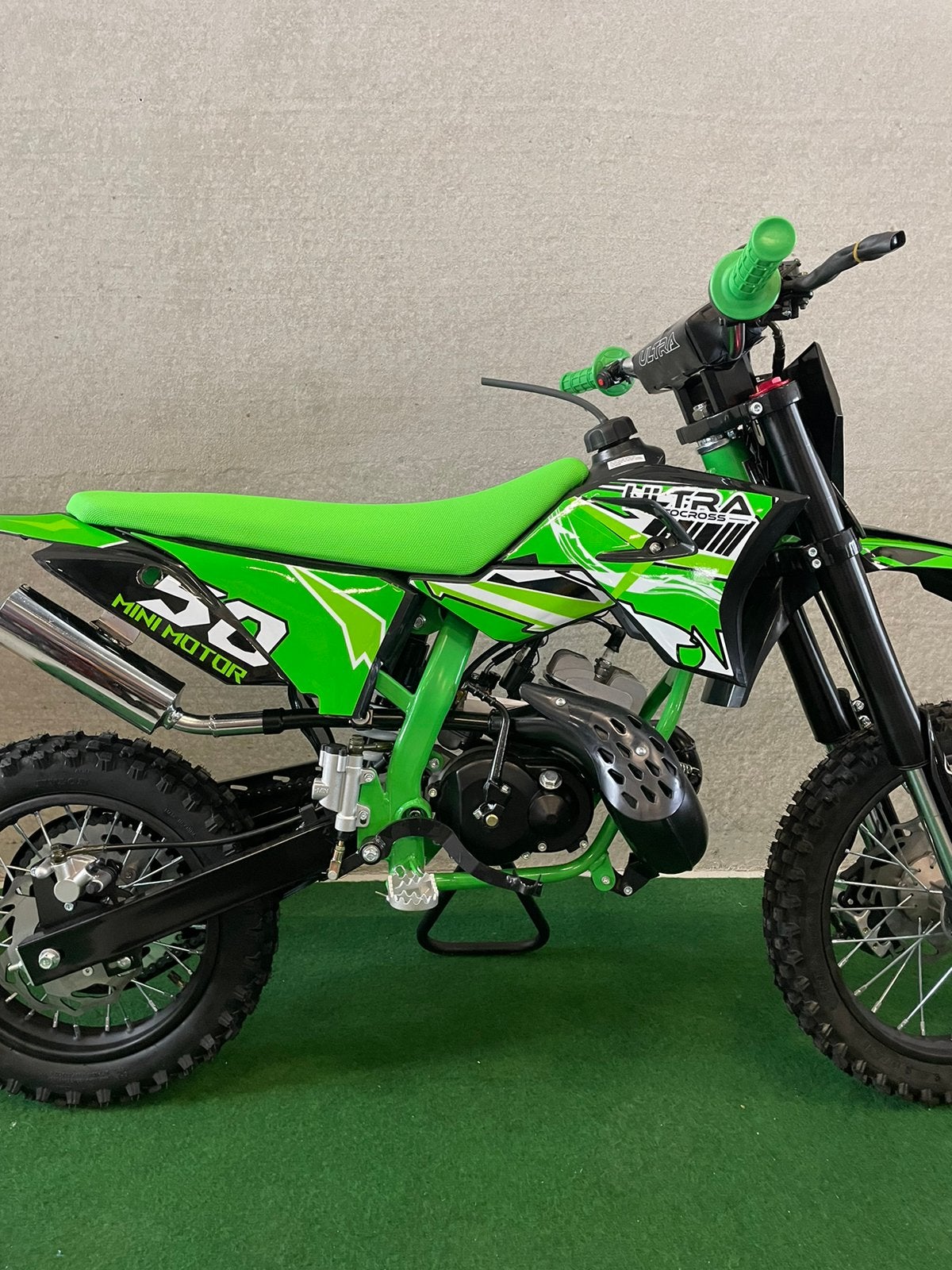 Nieuwe 49CC kickstart kinder crossmotoren in vers. modellen, Fietsen en Brommers, Nieuw, Ultra, 1 versnellingen, De kooi