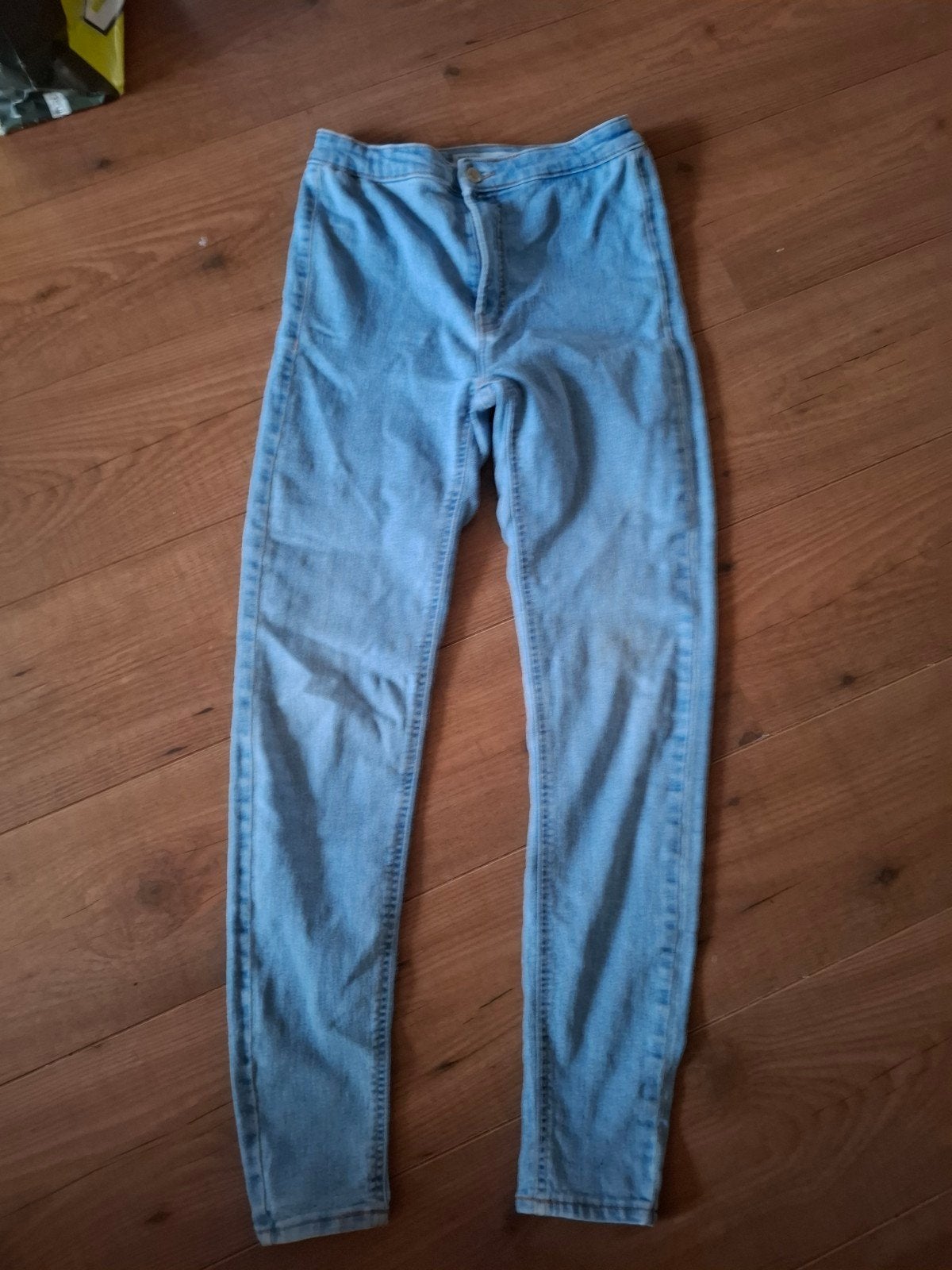 Bershka Jegging- Lichtblauw - Maat 36, Ophalen of Verzenden, Zo goed als nieuw, Blauw, W28 - W29 (confectie 36)