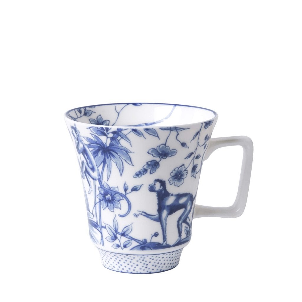 Heinen Delfts Blauw Janny koffiemok Aapjes 145 ml nieuw, Overige merken, Delftsblauw, Porselein, Heinen Delfts Blauw