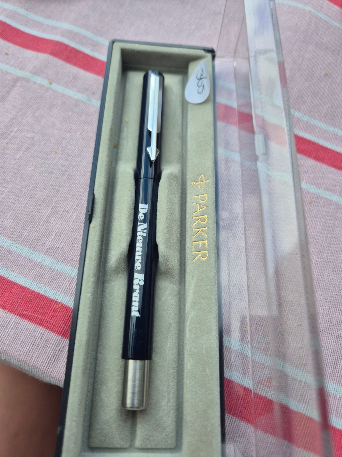 Parker pen 'De Nieuwe Krant' in doosje, Ophalen of Verzenden