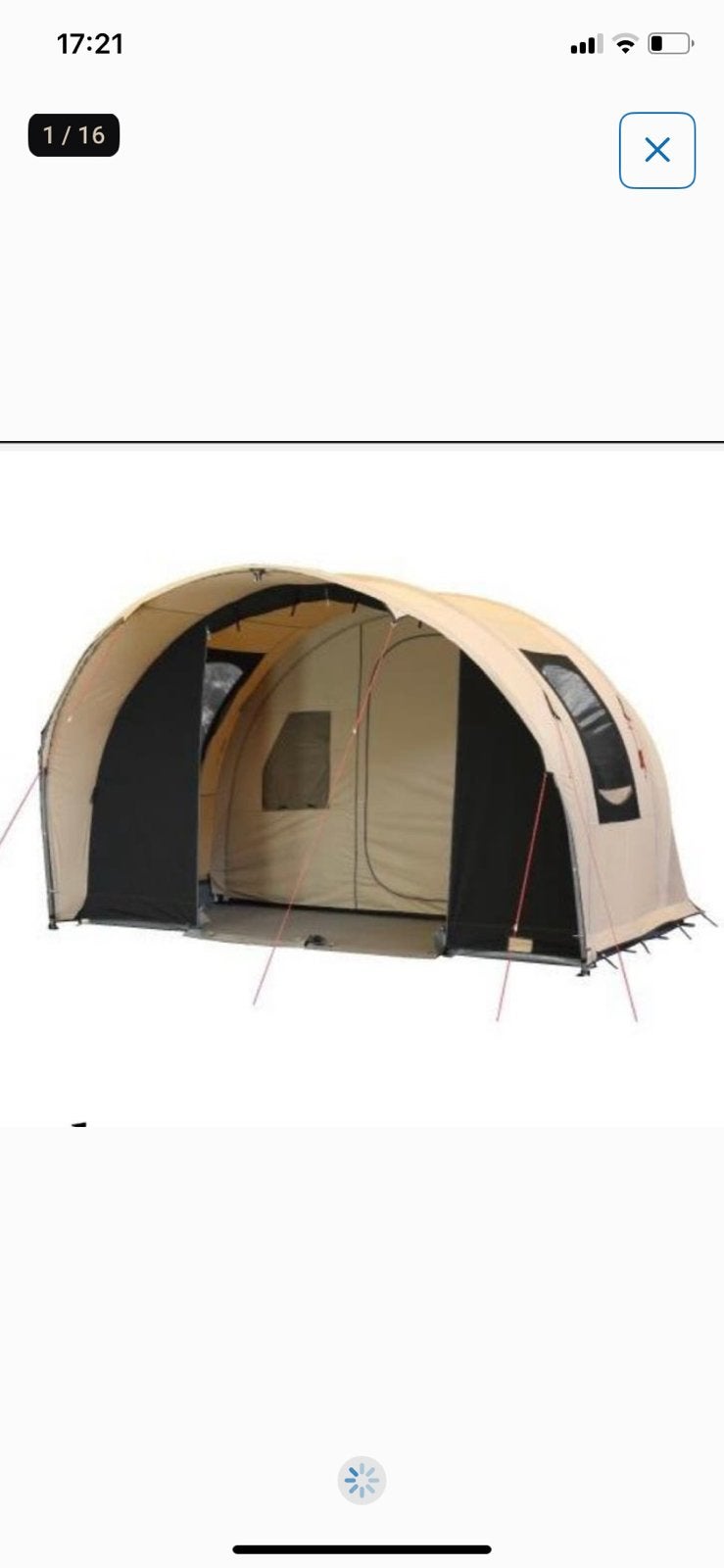 De Waard tent Smaragdeend in goede staat, Ophalen, Gebruikt, Tot en met 3