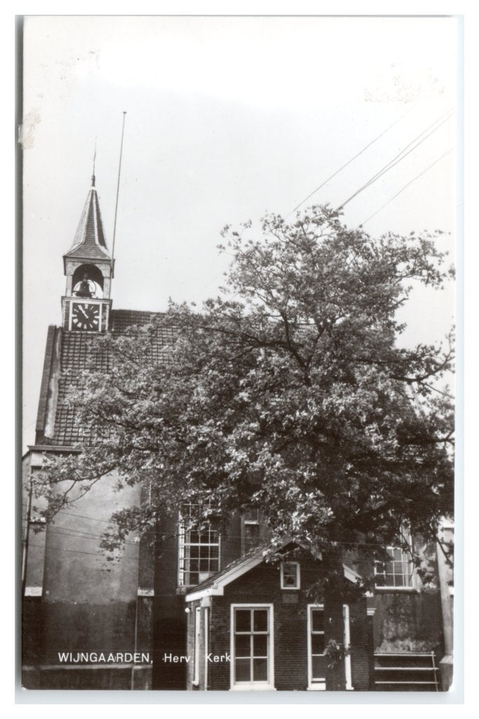 Wijngaarden, Herv. Kerk, Ophalen of Verzenden, 1960 tot 1980, Ongelopen, Zuid-Holland